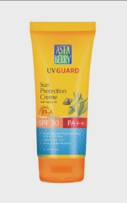 Astaberry UV Guard Sun Protection Creme SPF 30 PA ++- 100ml  1