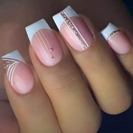 12 Pieces Press On Nails With Nail Tape Glue 1