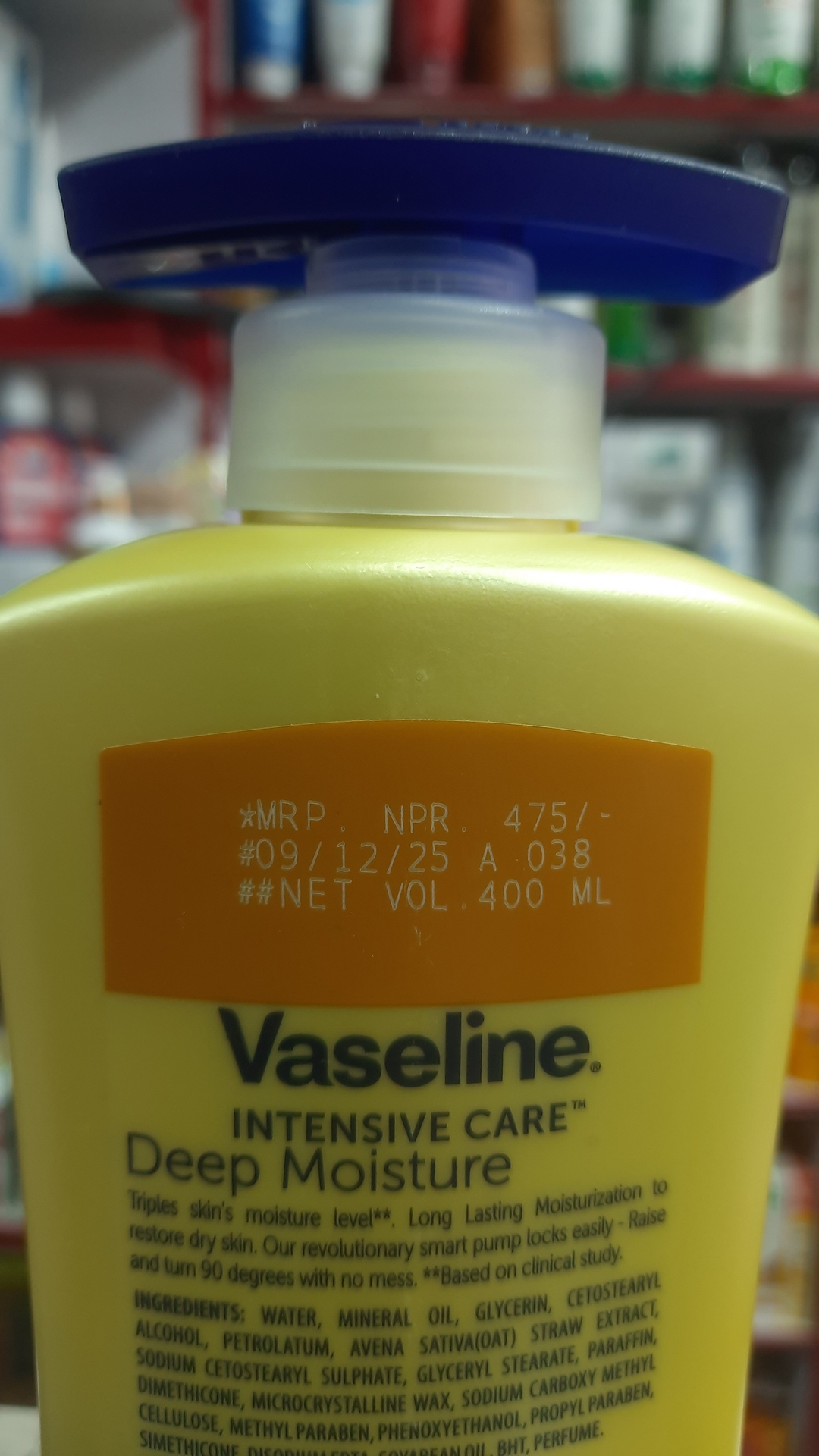 Vaseline deep moist lotion  3