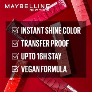 Maybelline SuperStay Vinyl Ink Liquid Lipstick - Witty, 4.6gm 5