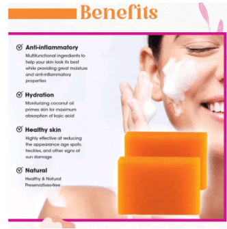 Premium Kojic Acid Soap by Zuwa Cosmetics, Exfoliates, Smoothens, Lightens 2