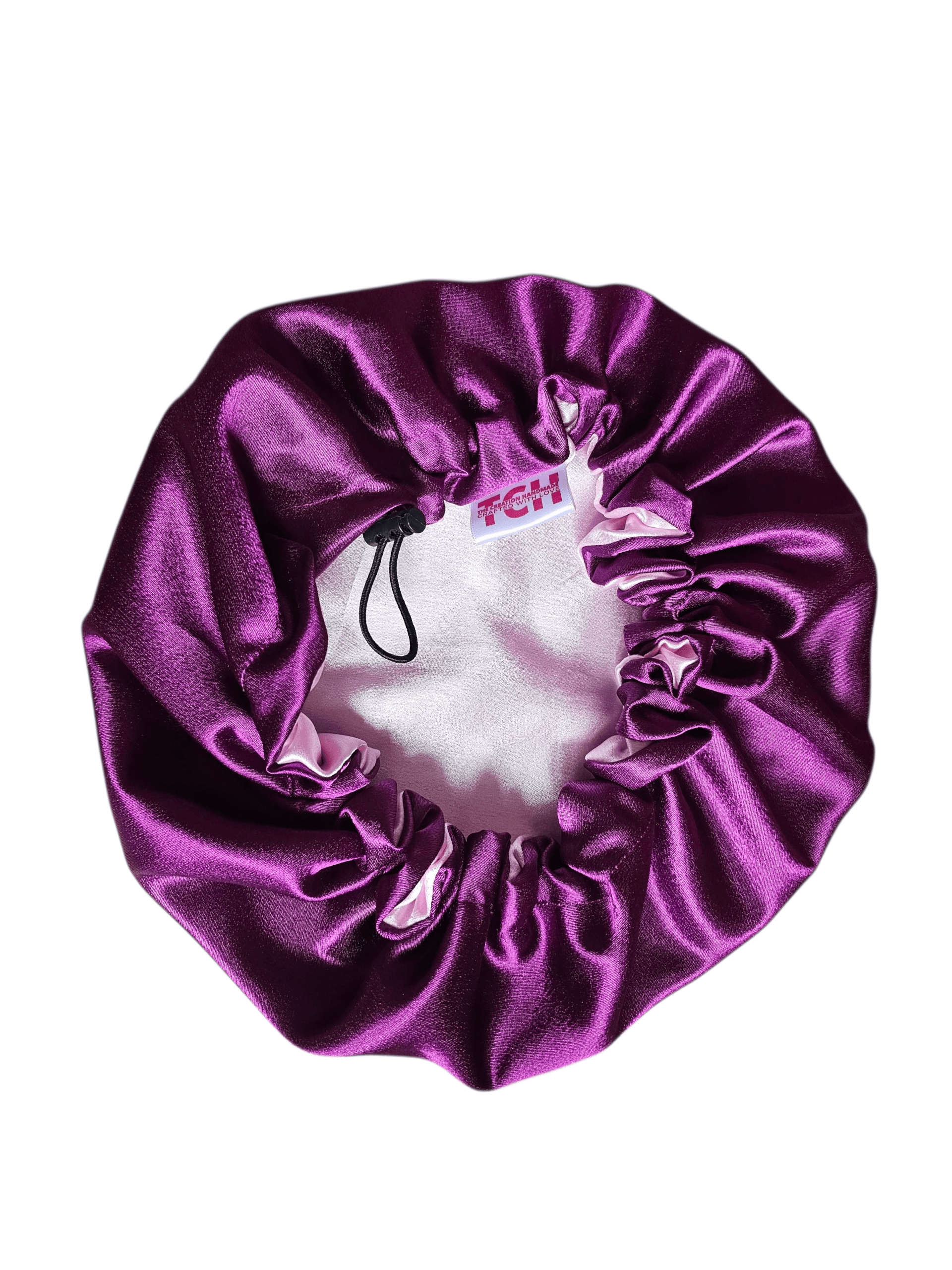 2 Color Silk Hair Bonnet - Reversible Silk Hair Bonnet With Adjustable 3