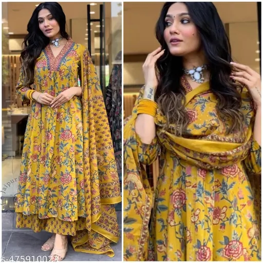 Anarkali Gaun Duppata Palazo Set  1