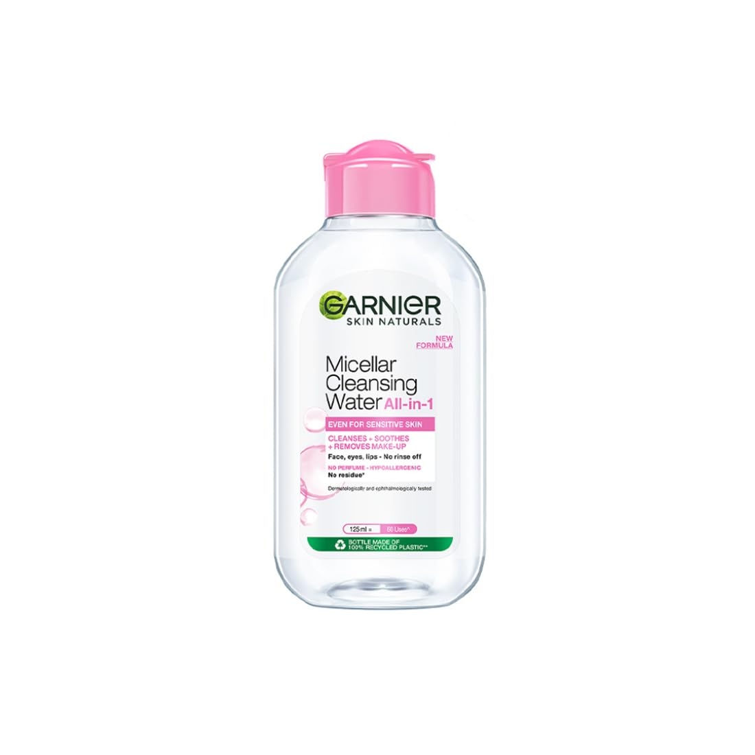 Garnier Skin Naturals, Cleansing Water, Hydrating & Soothing, Micellar Cleansing Water, 125 ml 2