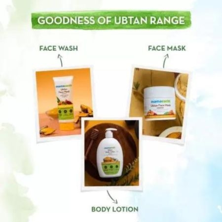Mamaearth Ubtan Face Pack Mask with Saffron, Turmeric & Apricot Oil (100g) 5