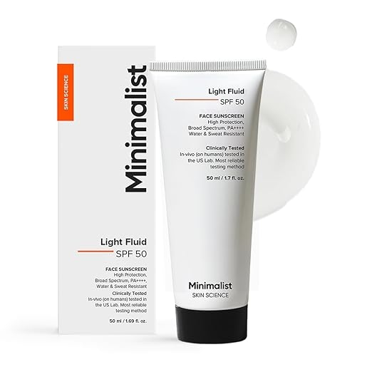 Minimalist Light Fluid SPF 50 Sunscreen 1
