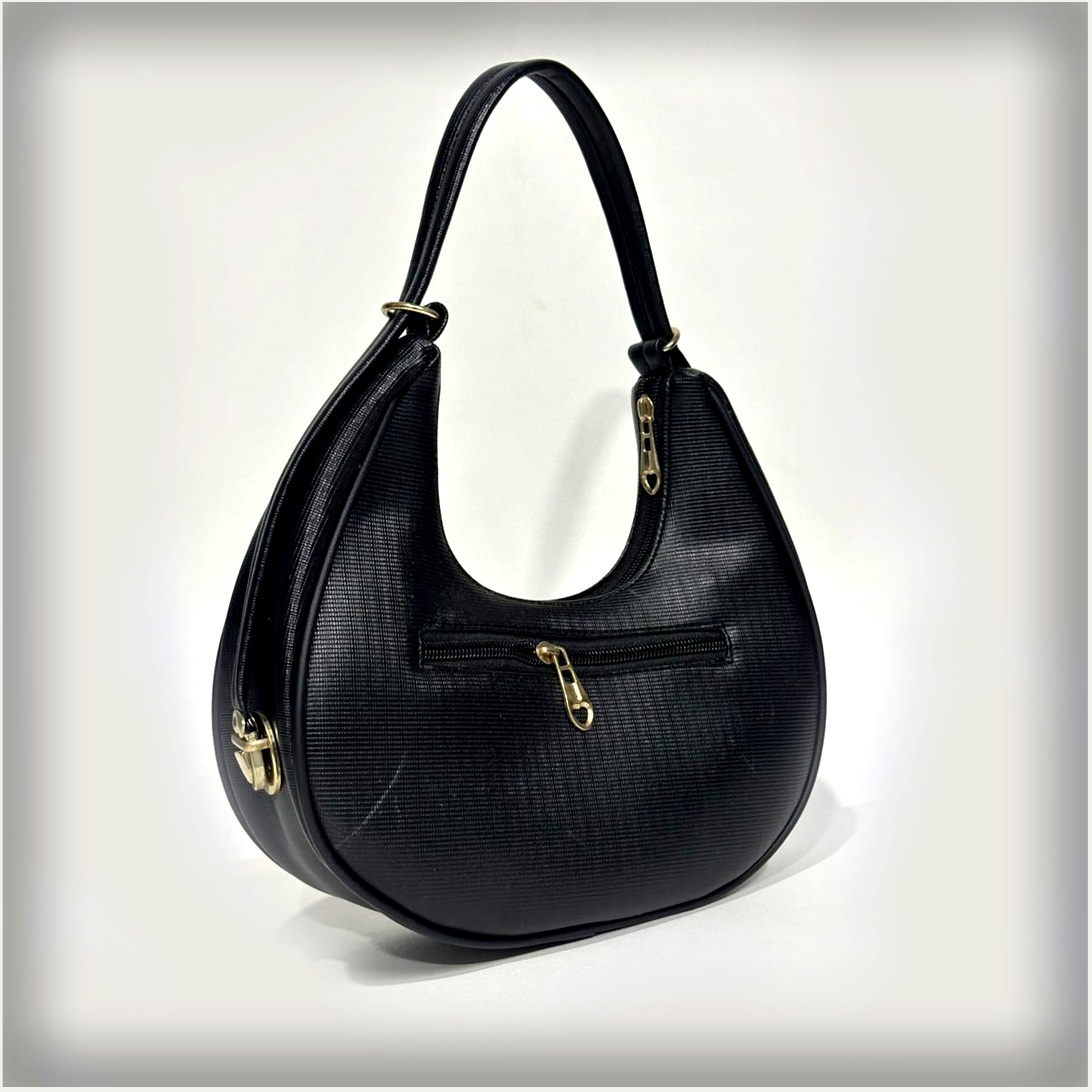 Stylish Moon Bag For Women Crescent Shoulder Bag With Extra Strap Fashion Crossbody Handbag 4