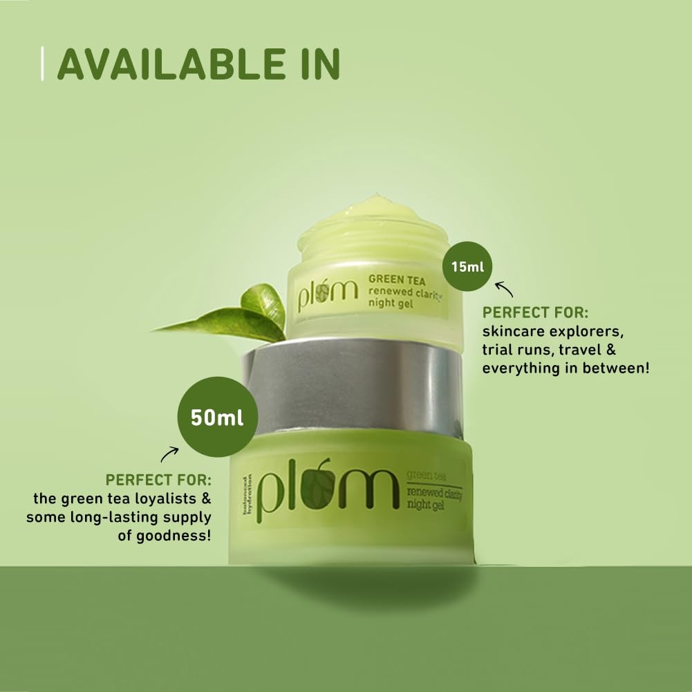 Plum Green Tea Renewed Clarity Night Gel 8