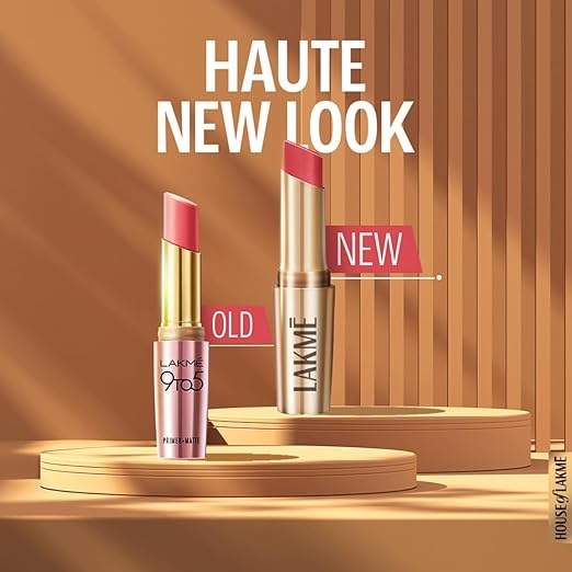 Lakme 9TO5 Primer + Matte Lip Color Blush Pink 3.6 g  Pink Perfect 2