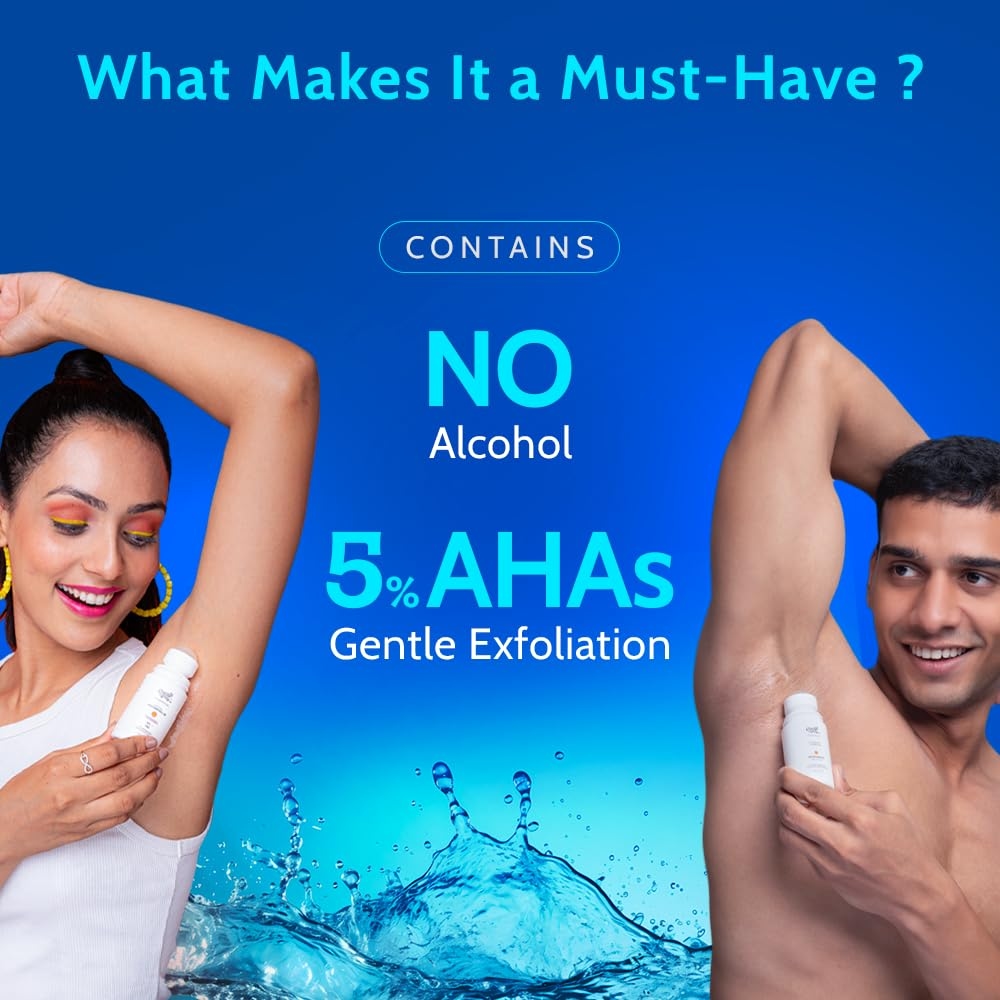 CHEMIST at Play 5% AHA Underarm Roll On, Lactic Acid Deodorants for Men & Women (40ml) 4