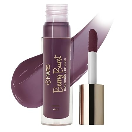 MARS Candylicious Sheer Lip Gloss for Women | Hydrating & High Shine | Lightweight | Non-Sticky | Enriched with Vitamin-E, Hyaluronic Acid & Avocado Ester 1