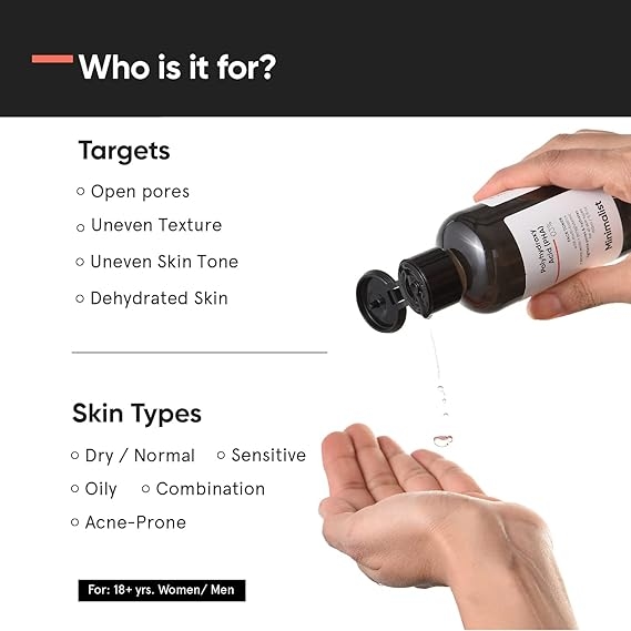 Minimalist 3% PHA Alcohol Free Hydrating Face Toner for Pore Tightening | Mild Exfoliation, pH Balancing & Rebalancing Skin Microbiome | for Women & Men | 5 Fl Oz / 150 ml 4