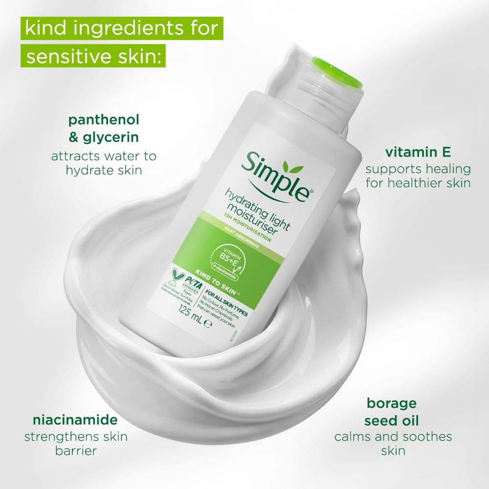 SlMPLE Hydrating Light Moisturizer (125ml) 4
