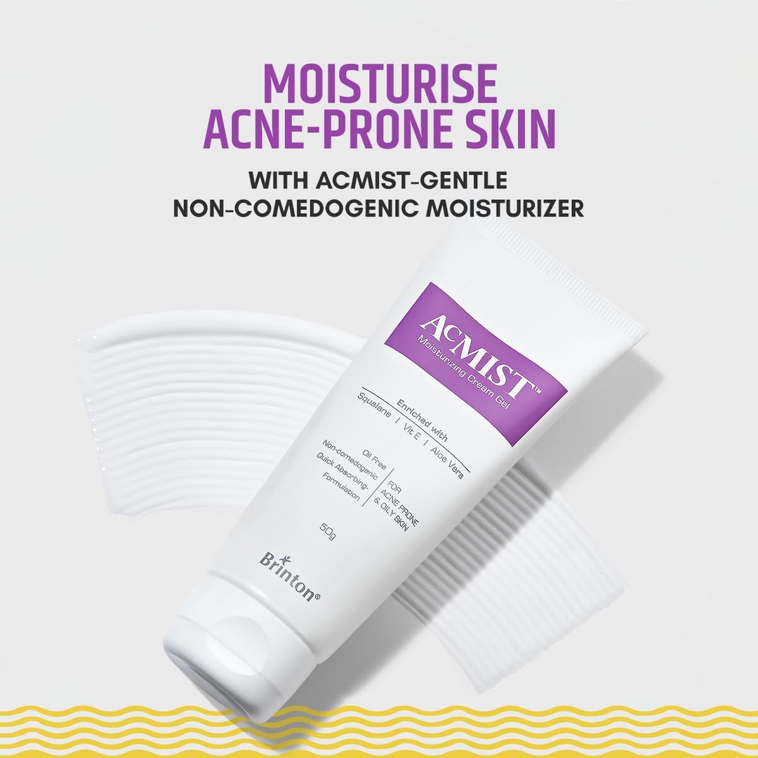 BRINT0N Acmist Moisturizing Cream Gel for Oily & Acne Skin 2