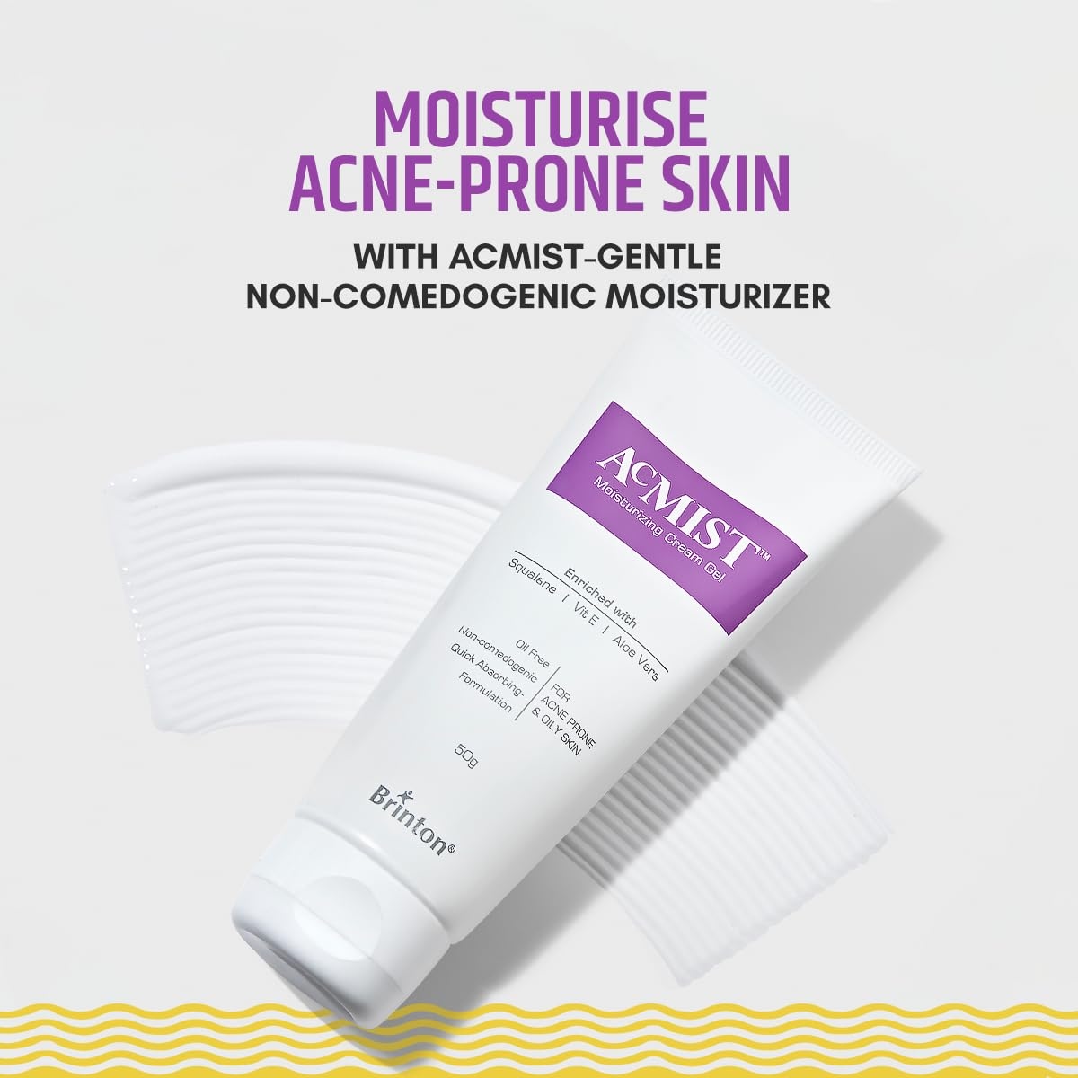 BRINT0N Acmist Moisturizing Cream Gel for Oily & Acne Skin 2