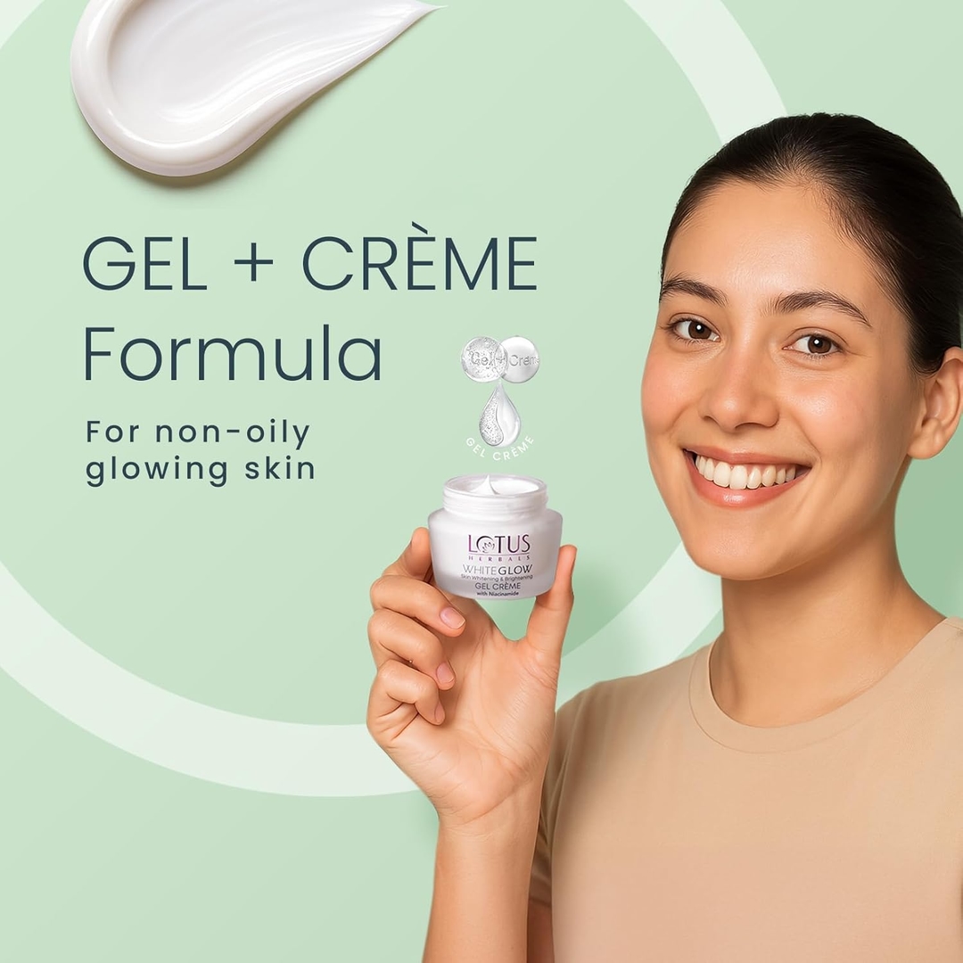 L0tus Herbals Whiteglow Skin Brightening Gel Creme - 60g 3