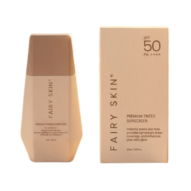 Fairy Skin Tinted Sunscreen SPF 50 PA ++++ Sheer Coverage | 50 Gm | Made in Philippines | Premium Tinted Sunscreen - By Allure Cosmetics 1