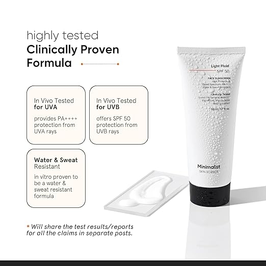 Minimalist Light Fluid SPF 50 Sunscreen 3
