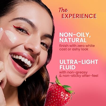 Dot & Key Strawberry Dew Tinted Sunscreen In-Vivo Tested SPF 50+ PA++++ With New-Age UV Filters, Brightens & Protects Skin, Ultra-light, Blends Easily, With Niacinamide, Natural Finish, Non-Sticky | 50ml 6