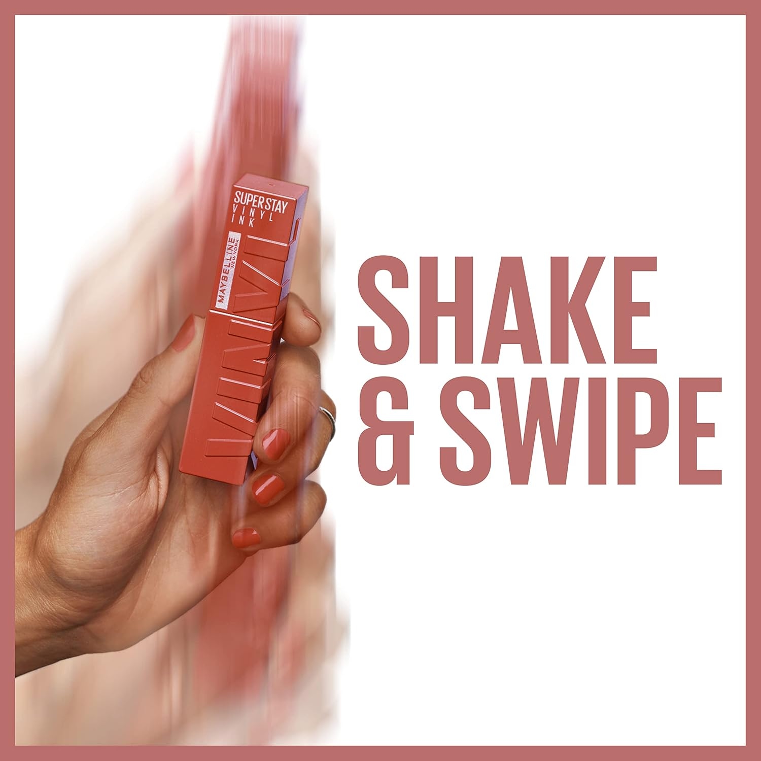 Maybelline Super Stay Vinyl Ink Longwear No-Budge Liquid Lipcolor Makeup, Highly Pigmented Color and Instant Shine, Peppy, Pink Lipstick, 0.14 fl oz, 1 Count 4