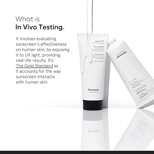 Minimalist Light Fluid SPF 50 Sunscreen 4