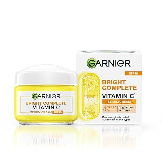 Garnier Bright Complete Vitamin C Serum Cream, 45 g  1
