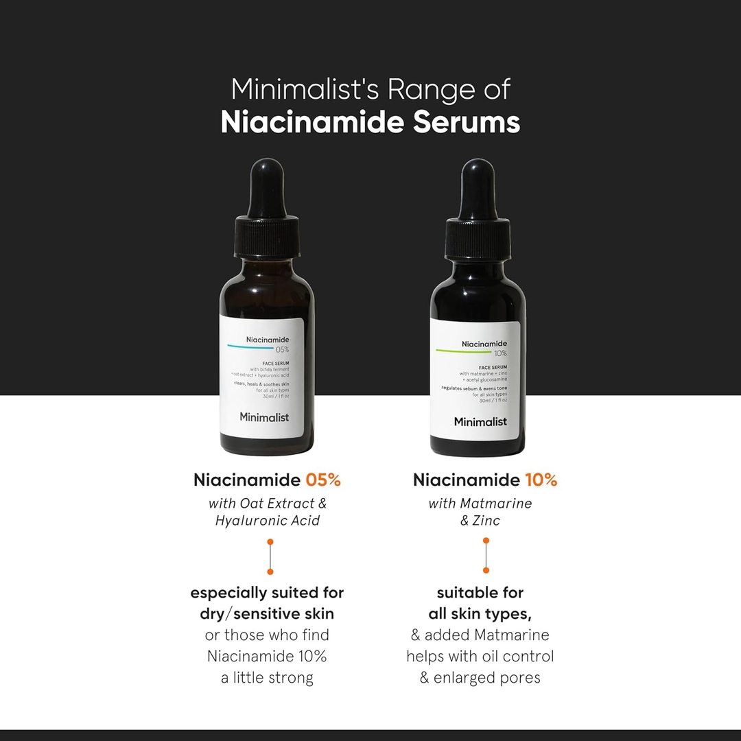 Minimalist 10% Niacinamide Face Serum for Acne Marks, Blemishes & Oil Balancing with Zinc 30ml 5