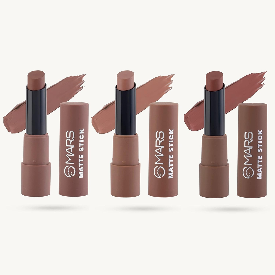 MARS Matte Box Set of 3 Lipsticks for Women  9