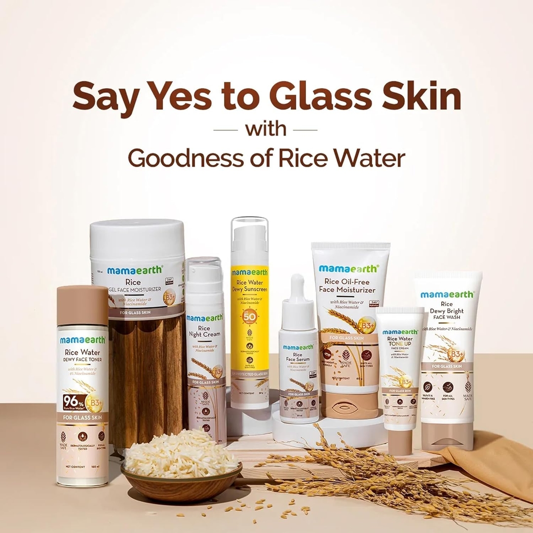 Mamaearth Rice Dewy Bright Face Wash With Rice Water & Niacinamide for Glass Skin 6