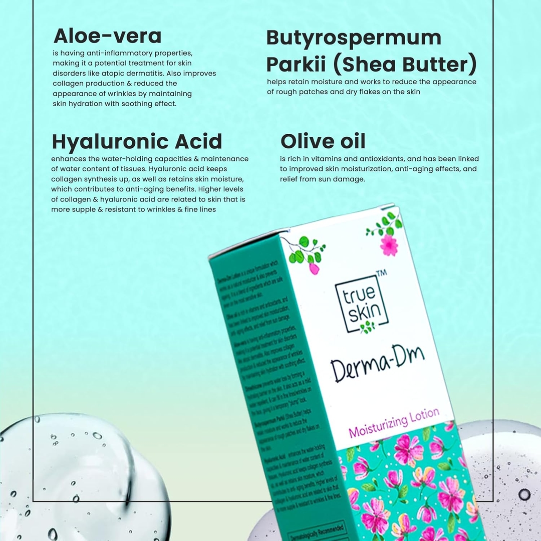 TrueDerma Derma-Dm Moisturizing Lotion 7