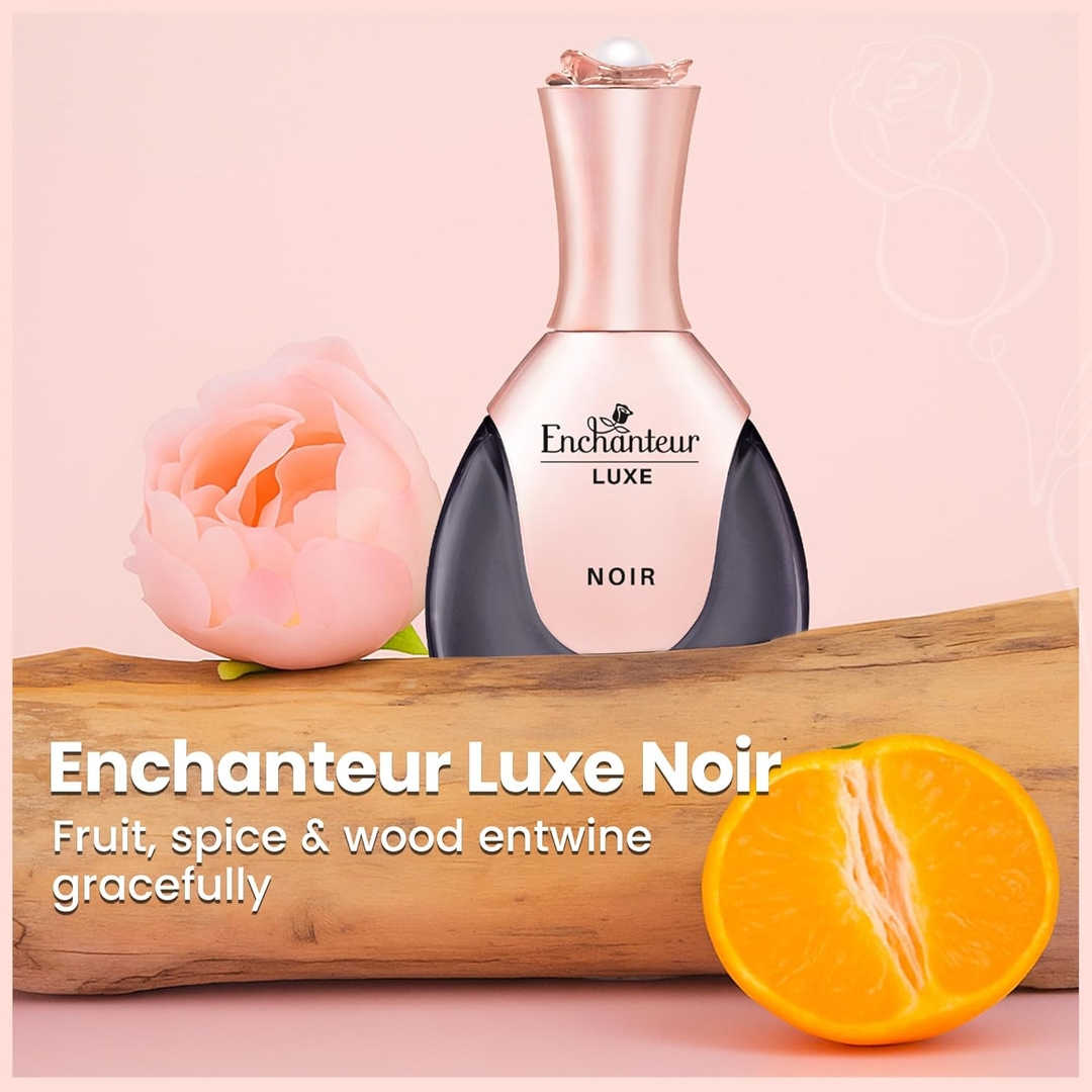 Enchanteur Luxe Perfume EDP (50ml) Noir  4