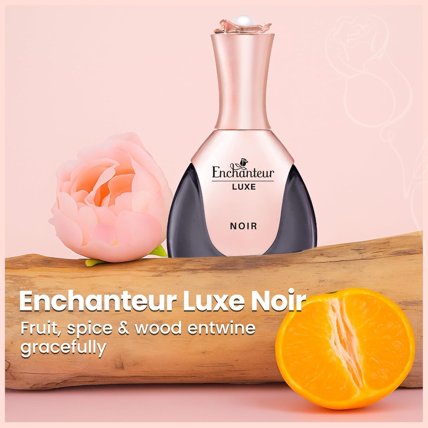 Enchanteur Luxe Perfume EDP (50ml) Noir  4