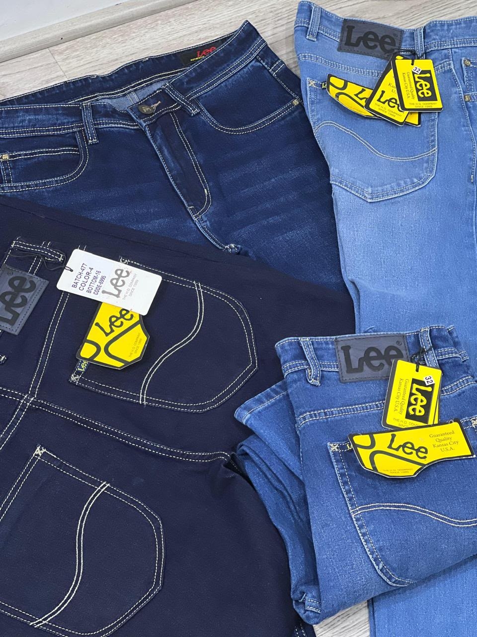 Men's Premium Stretch Denim Jeans | Straight Fit | Blue Wash | Casual Everyday Wear 1