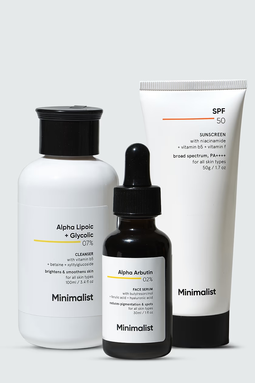 Anti Pigmentation Skin Care Sets, Routine for fading pigmentation marks & even skin tone 1