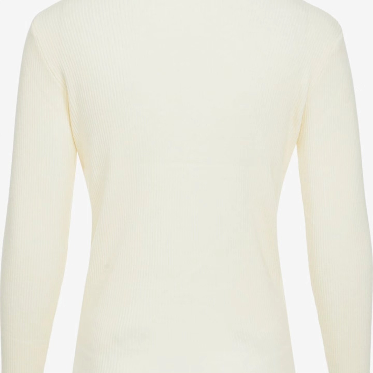 Casual Knitted Cut Top White Color 2
