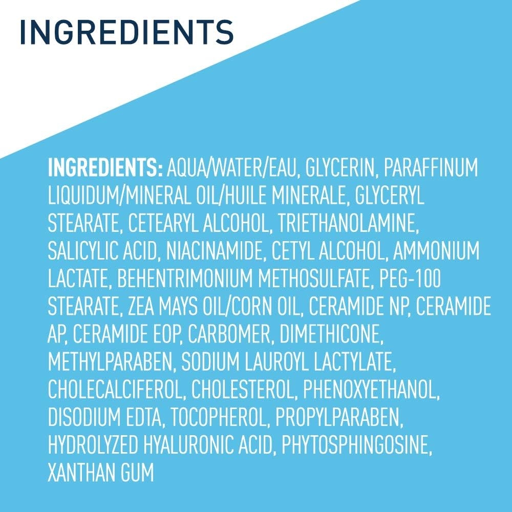 CeraVe Moisturizing Cream With Salicylic Acid , Lactic Acid , Cera Ve Hyaluronic Acid And Niacinamide 340 G 4