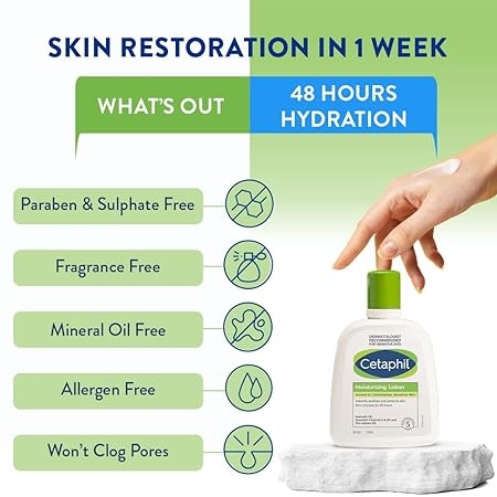 Cetaphil Moisturizing Lotion for Normal to Combination - 250 ml  4