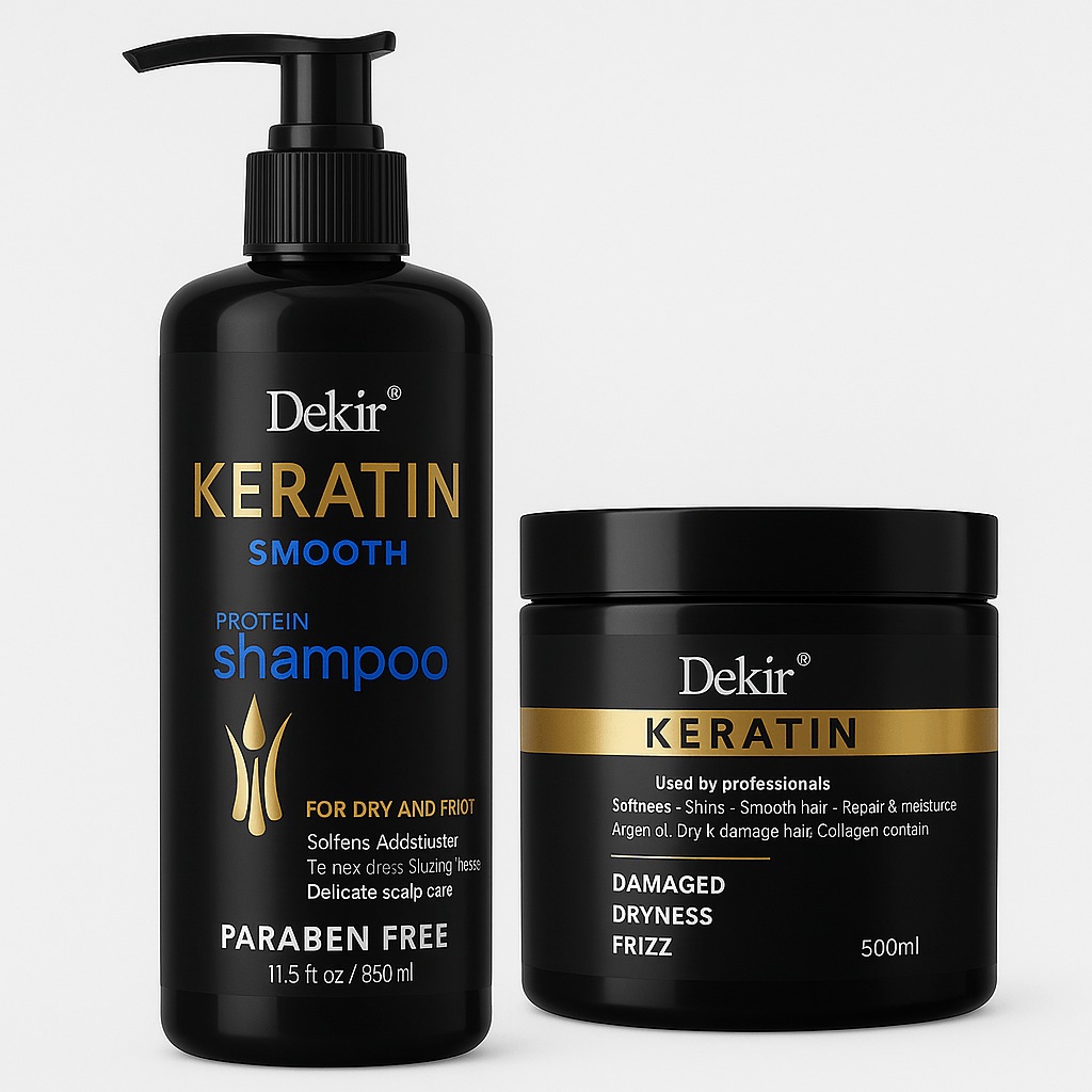 Dekar Keratin Hair shampoo and Treatment Cream 1
