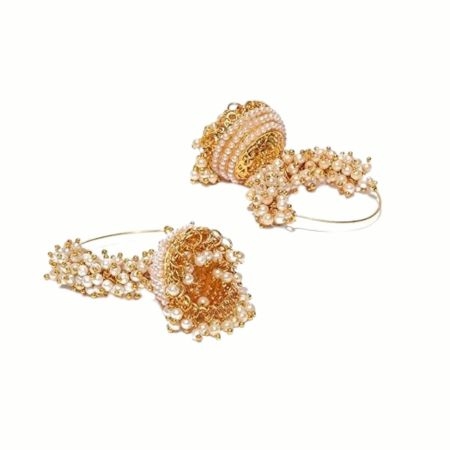 Dimond Gold Round Earring for Women and Girls 2