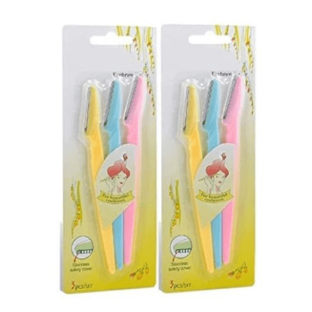 Eyebrow Razor For Women | Eyebrow Shaper or Shaver For Women PACK OF 2 [6Pcs] 1