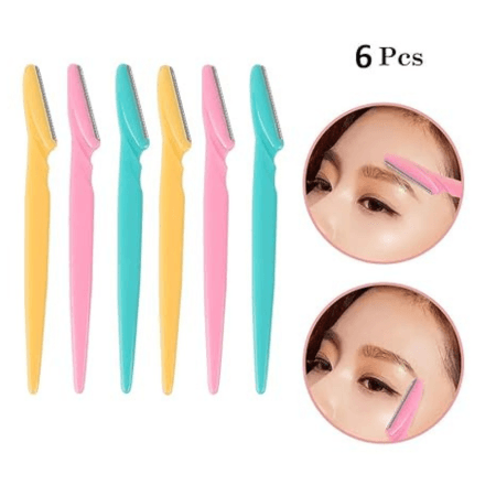 Eyebrow Razor For Women | Eyebrow Shaper or Shaver For Women PACK OF 2 [6Pcs] 2