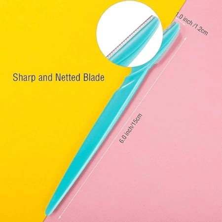 Eyebrow Razor For Women | Eyebrow Shaper or Shaver For Women PACK OF 2 [6Pcs] 4