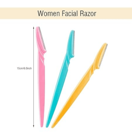 Eyebrow Razor For Women | Eyebrow Shaper or Shaver For Women PACK OF 2 [6Pcs] 3