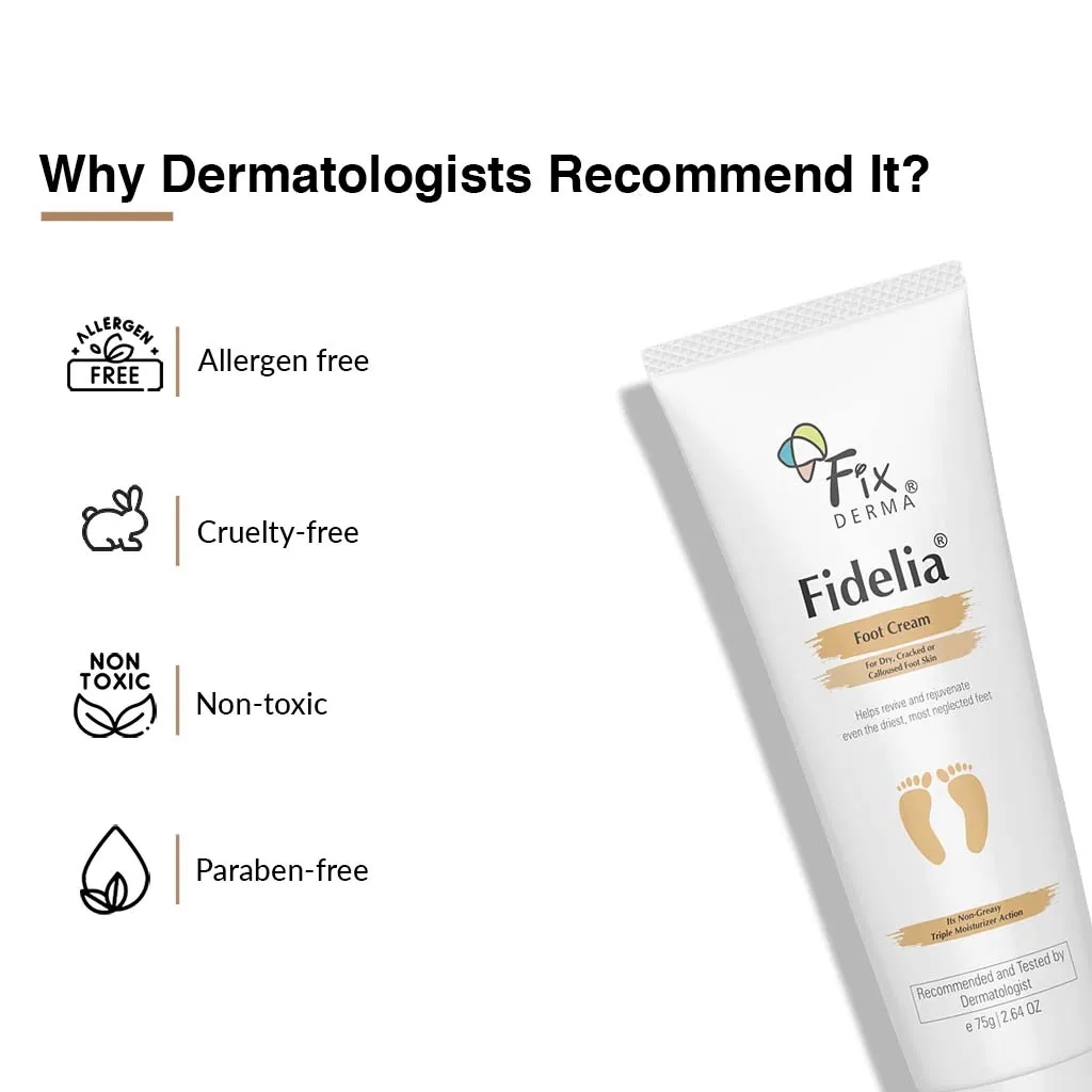 Fix Derma Fidelia Foot Cream, 75gm 3