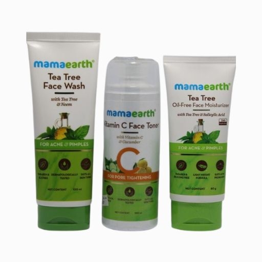 Mamaerth tea tree skincare sets 1