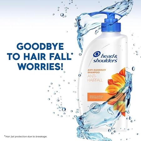 Head & Shoulders Anti-Hairfall, Anti-Dandruff Shampoo for Women & Men , 650ml 3