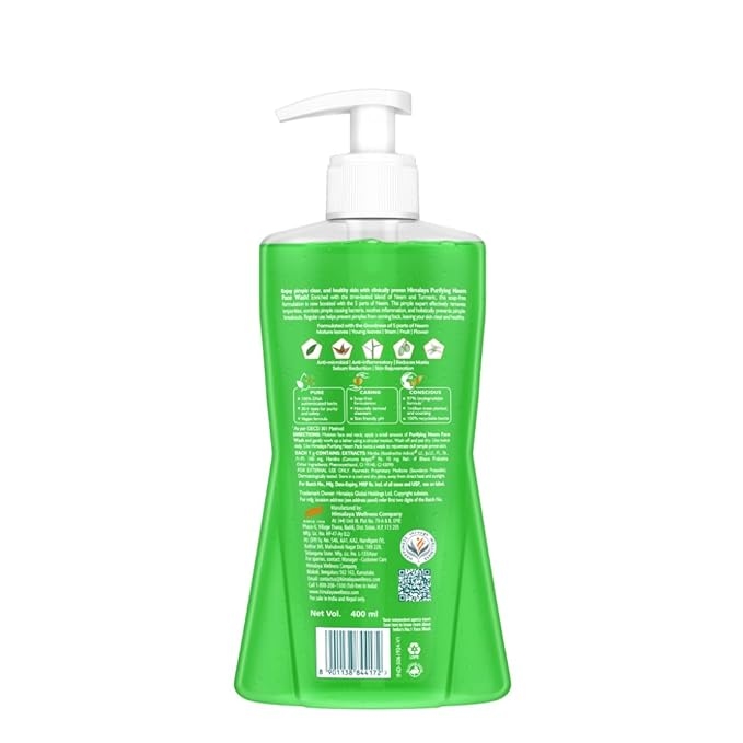 Himalaya Herbals Purifying Neem Face Wash - 400ml 2