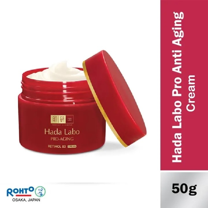 Hada Lab0 Pro Anti Aging Retinol B3 (Niacinamide) Cream -50g 2