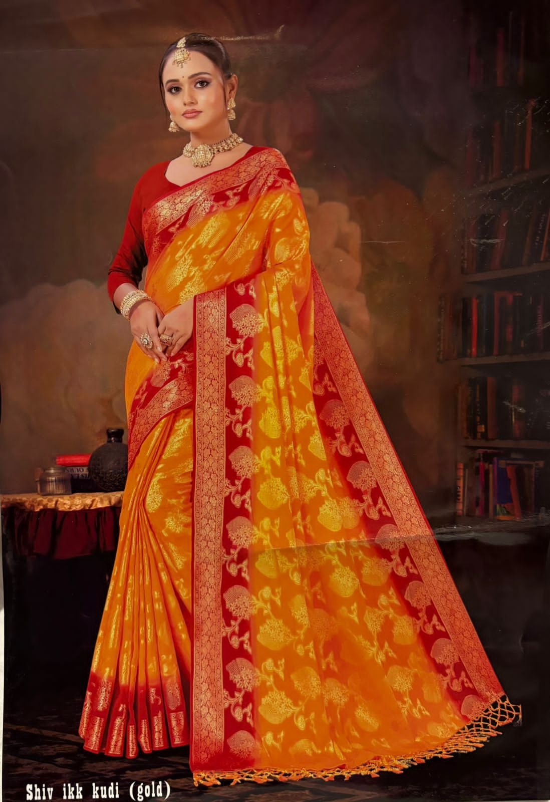 Cotton Dhoti saree 1