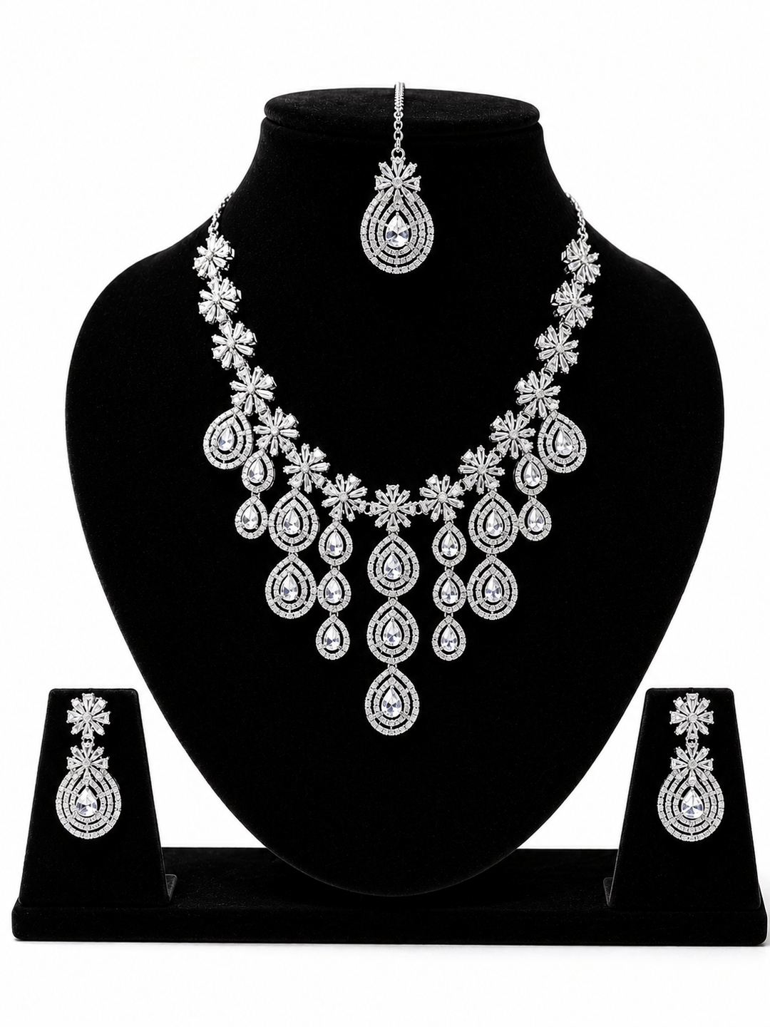 American Diamond Necklace set 1